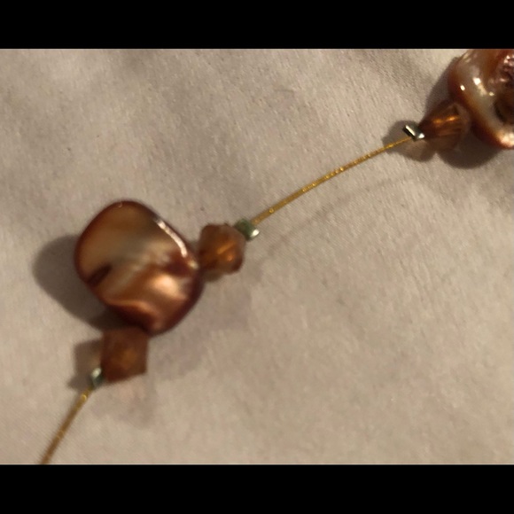 Coffee Brown Beaded Choker - Picture 4 of 5